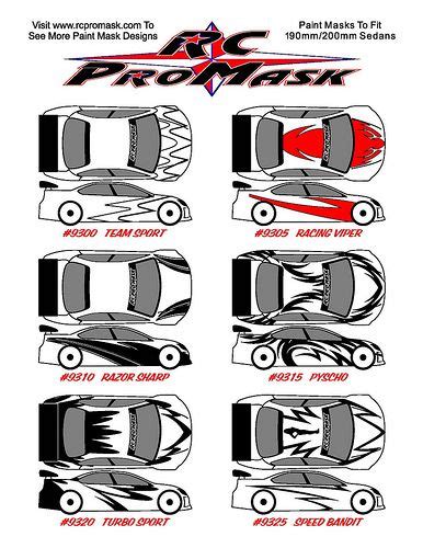 Rc Promask Complete Paint Mask Designs Background Fx Characters