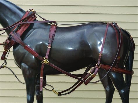 1880s Style Team Harness With Wood Hames Harness And Lines Hansen