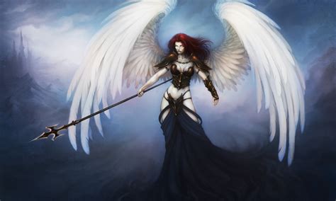 Illustration Anime Wings Angel Mythology Wing Fictional Character Hd Wallpaper Rare Gallery