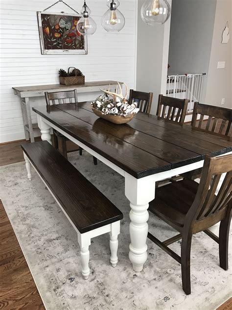 The dining table is where we share meals, have long discussions, and work on projects. Luxury Farmhouse Dining Table Set for Sale - The Most ...