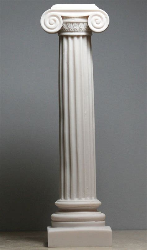 Greek Ionic Order Column Pillar Pedestal Statue Sculpture Etsy