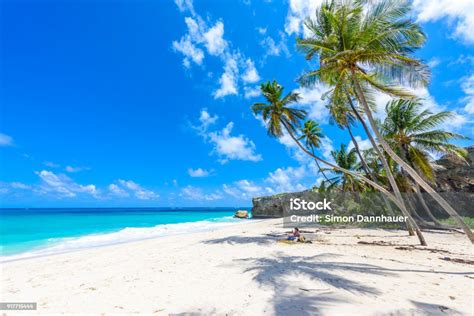 Bottom Bay Barbados Paradise Beach On The Caribbean Island Of Barbados