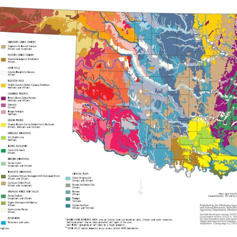 General Soil Map Of Oklahoma Carter 1996 Download Scientific Diagram