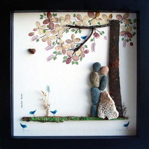 If there's one time to splurge, now's the moment. Unique WEDDING Gift-Personalized Wedding Gift-Pebble Art ...