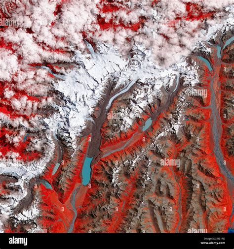 New Zealands Tasman Glacier On January 29 2017 Taken By The Advanced