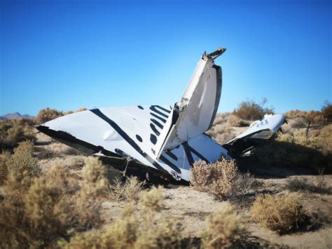 Virgin Galactic Crash Spaceshiptwo Accident In Mojave Desert Blamed On