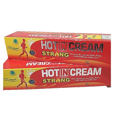 Hot In Cream Strong Tube 120 G Meringankan Pegal Pegal Dan Nyeri
