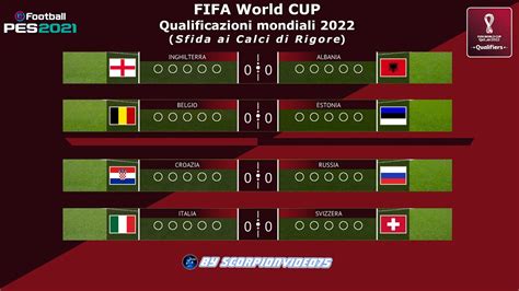 Pes 2021 • Fifa World Cup • Qualificazioni Qatar 2022 Sfida Ai Calci