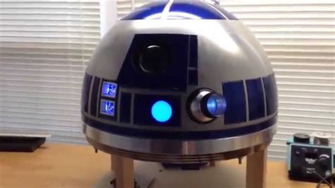 R2 D2 Holo Projector Automation Youtube