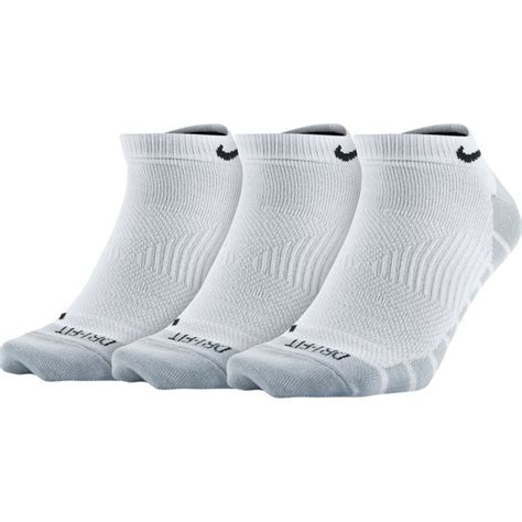 Nike Ankle Socks Lightweight No Show Pack White Black