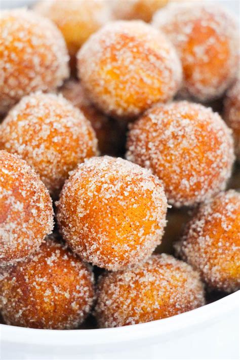 Best 3 Ingredient Cinnamon Sugar Donut Holes Kids Party Food