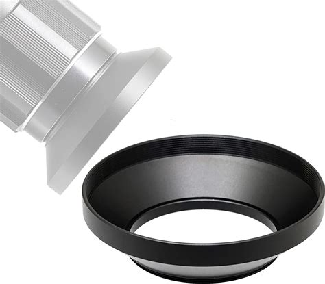 Fotasy 49mm Metal Wide Angle Lens Hood Wide Lens Hood