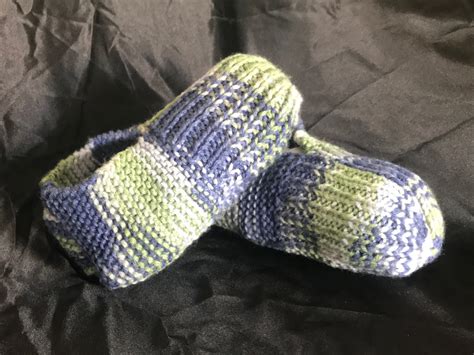 How To Knit Adult Bootie Slippers Pattern With Step By Step Etsy