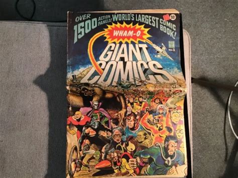 Rare Wham O Giant Comics 1967 First Edition Giant Vintage Comic Book