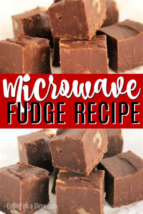 Stir until smooth and then pour over the chocolate fudge. Best Microwave Fudge Recipe - Easy 3 Ingredient Fudge