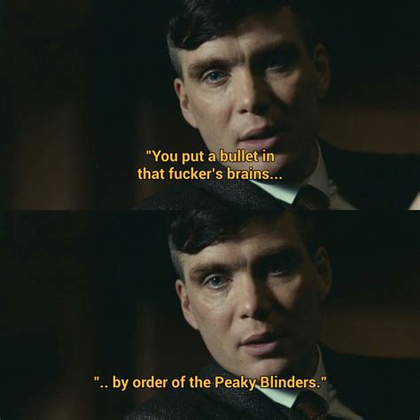 With peaky blinders about to return for season four, here's a reminder of the some of the show's most savage and cutting quotes. By the order of the Peaky blinders | Peaky blinders, Peaky ...