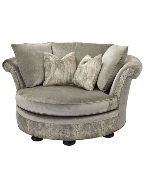 Low Back Comfy Round Sofa