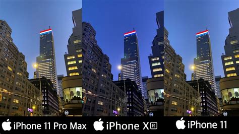 Iphone 11 Pro Max Vs Iphone Xr Vs Iphone 11 Camera Test Youtube