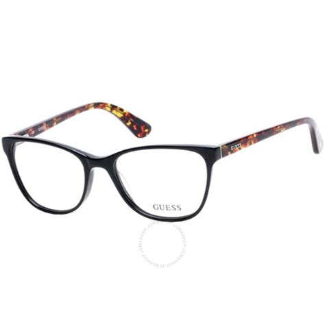 Guess Unisex Black Round Eyeglass Frames Gu254700153 664689787586 Eyeglasses Jomashop