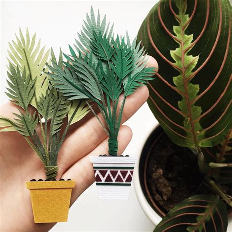 Intricately Woven Paper Plants You Can Hold In Your Hand