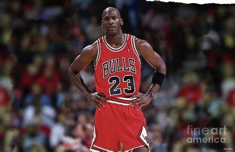 Michael Jordan Number 23 Chicago Bulls Mixed Media By Thomas Pollart