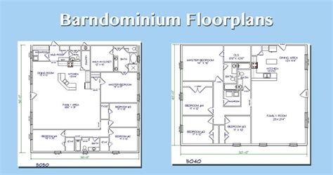 Best Metal Barndominium Floor Plans For Your Dream Ho