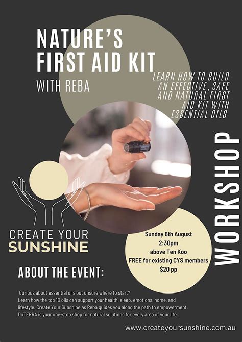 Natures First Aid Kit Ten Koo Armidale August 6 2023