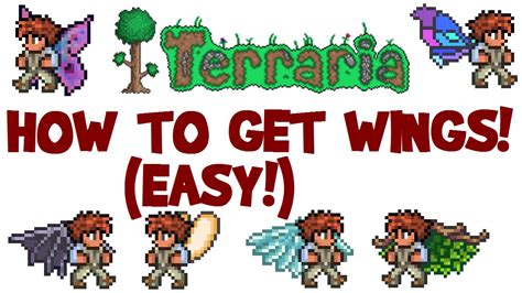 Terraria How To Get Wings Guide Buy Or Make Easy Pc 13 And Android
