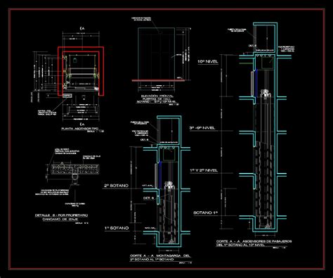 Details Elevator DWG Detail For AutoCAD Designs CAD