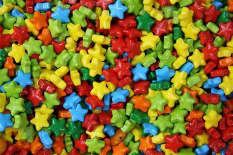 Colourful Candy Stars All Candy Colorful Candy Candies Sprinkles