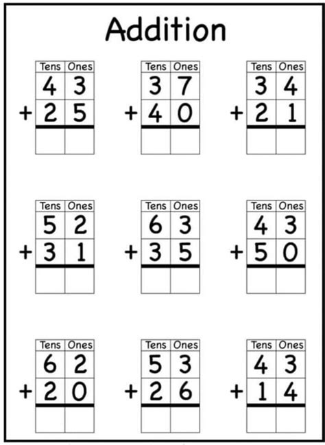 Tens And Ones Worksheets Number Words Worksheets Nd Grade Math Worksheets Addition