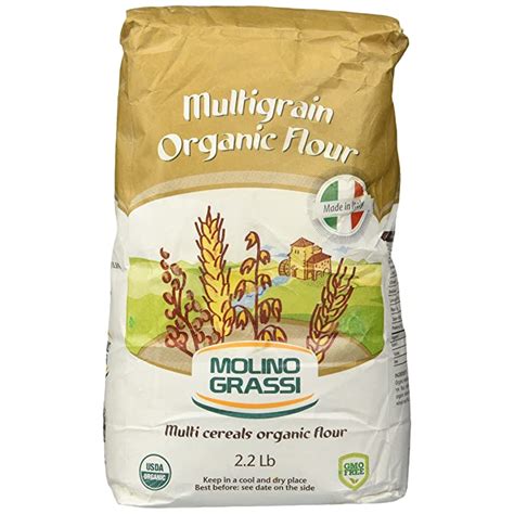 Buy Molino Grassi Usda Organic Multigrain Flour 22 Lbs Online At