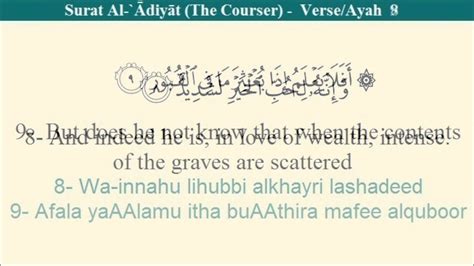 Surah Al Adiyat Quran