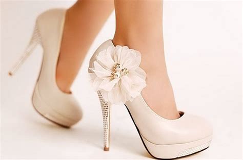 Free Shipping Pretty Flower Pink High Heel Shoes On Luulla
