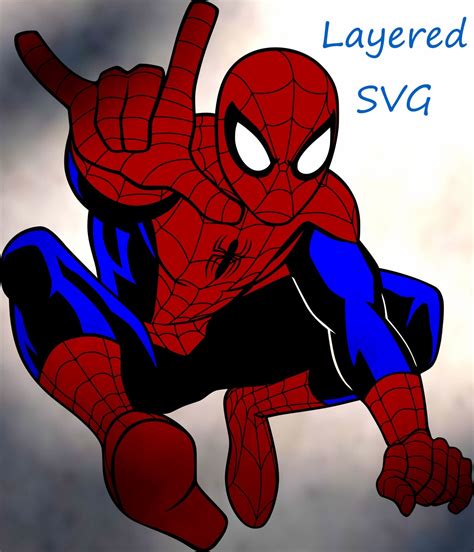 Spiderman Svg Spiderman Svg Png Jpeg Marvel Svg Design