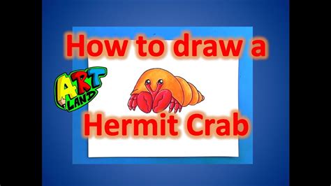 How To Draw A Hermit Crab Youtube