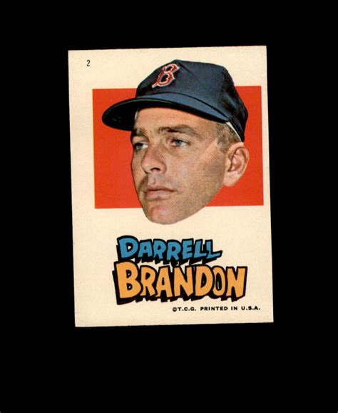 Buy 1967 Topps Red Sox Stickers Sell 1967 Topps Red Sox Stickers Dave