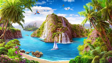 Hd Paradise Wallpapers Top Free Hd Paradise Backgrounds Wallpaperaccess