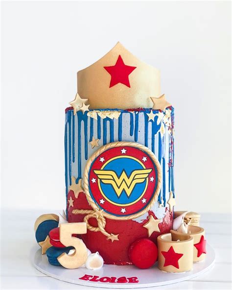 Wonder Woman Cake Beautifully Decorated Customized Cake Dubai
