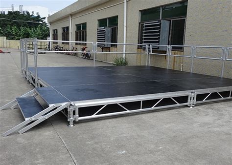 Adjustable Portable Stage Platform Aluminum Stage For Perform Ferult