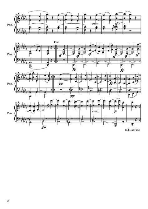 Sonata No 14 Moonlight 2nd Movement Free Sheet Music By Ludwig Van