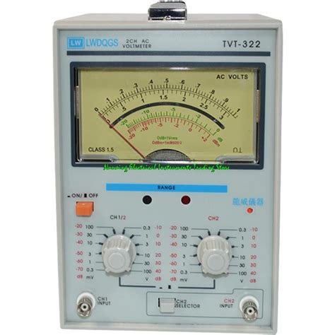 Szybka wysyłka LW TVT322 podwójny kanał AC millivoltmeter częstotliwość