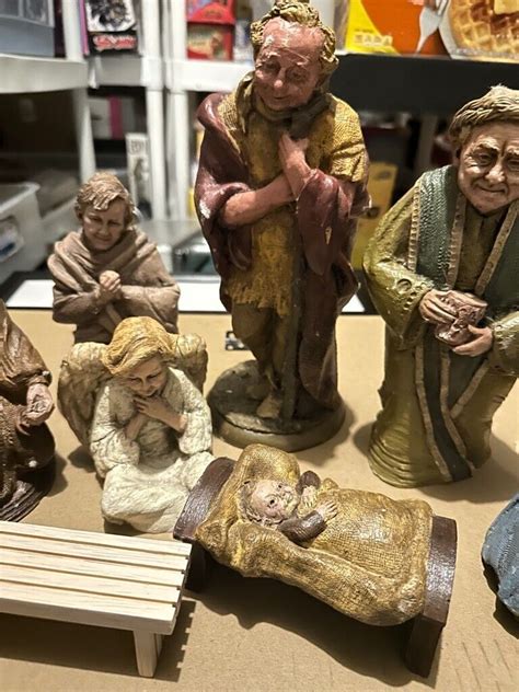 1980s Nativity Scene Tom Clark Figures Lot Jesus Ebay