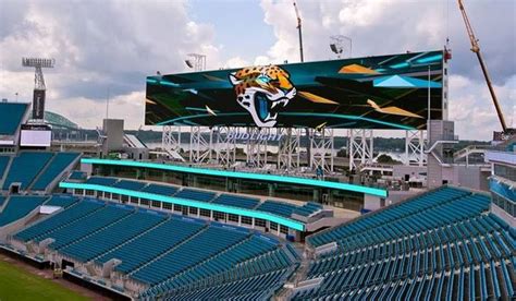 Everbank Field New Electronic Hd Screen Jacksonville Jaguars Grand