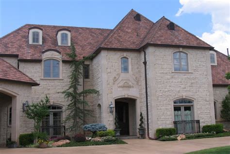 Buff Lueders Limestone Traditional Exterior Oklahoma City By