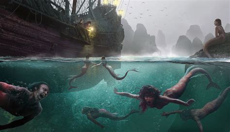 Pirates Of The Undead Seas Mermaids By 5ofnovember Fantasy Mermaids