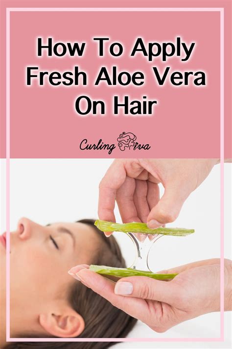 Applying Fresh Aloe Vera Gel Directly From The Plant To A Burn On Your