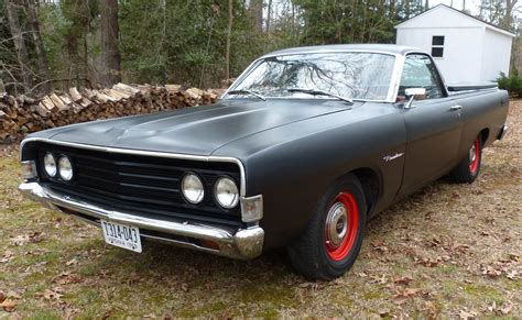 Black And Red This 1969 Ford Ranchero Is A
