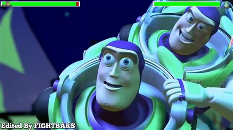 Buzz Lightyear Vs Utility Belt Buzz With Healthbars Toy Story 2 Youtube