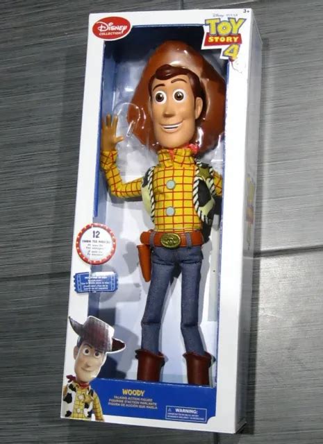 Disney Pixar Toy Story 4 Talking Pull String Sheriff Woody Woodys